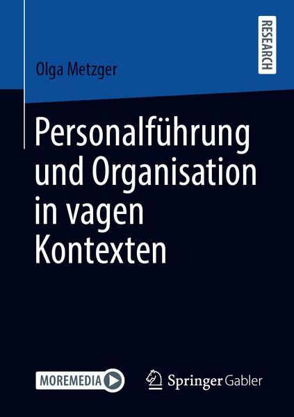 Produktbild: Personalf&uuml;hrung und Organisation in vagen Kontexten