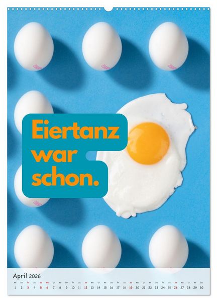 Produktbild: Tanz um den hei&szlig;en Brei! (hochwertiger Premium Wandkalender 2026 DIN A2 hoch), Kunstdruck in Hochglanz