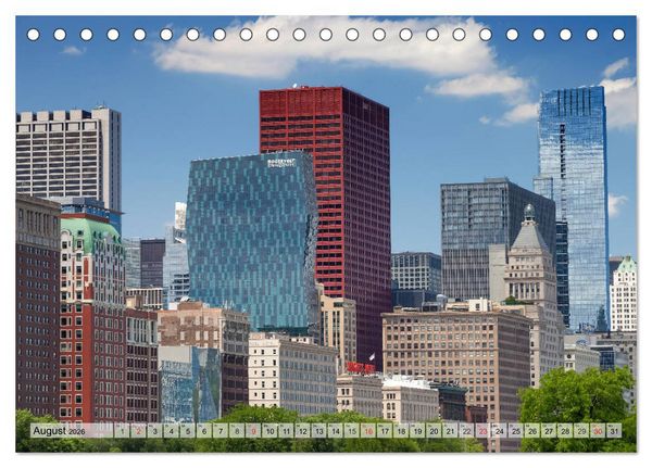Produktbild: CHICAGO Stadtzentrum (Tischkalender 2026 DIN A5 quer), CALVENDO Monatskalender