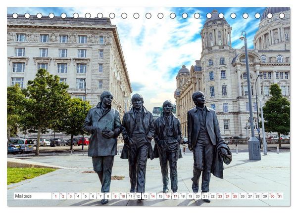 Produktbild: Faszination Liverpool (Tischkalender 2026 DIN A5 quer), CALVENDO Monatskalender