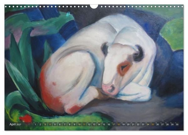 Produktbild: Expressionistische Tierwelten (Wandkalender 2027 DIN A3 quer), CALVENDO Monatskalender