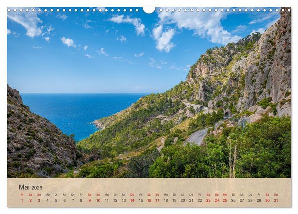 Produktbild: Mallorca - Perle des Mittelmeers (Wandkalender 2026 DIN A3 quer), CALVENDO Monatskalender