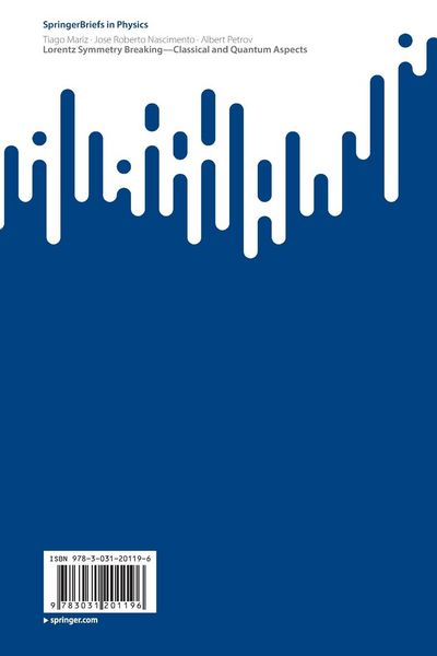 Produktbild: Lorentz Symmetry Breaking&mdash;Classical and Quantum Aspects