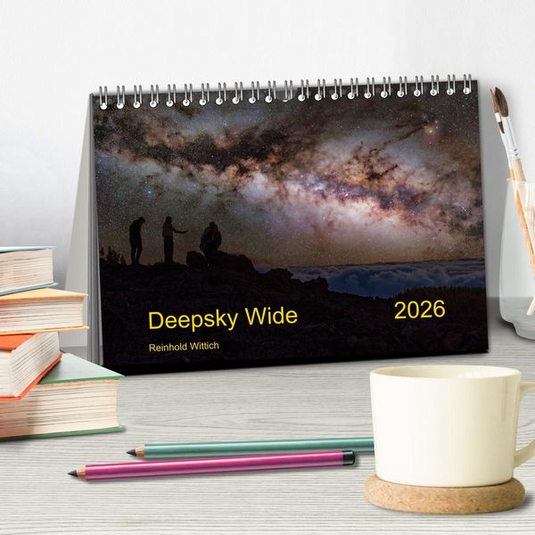 Produktbild: Deepsky Wide (Tischkalender 2026 DIN A5 quer), CALVENDO Monatskalender