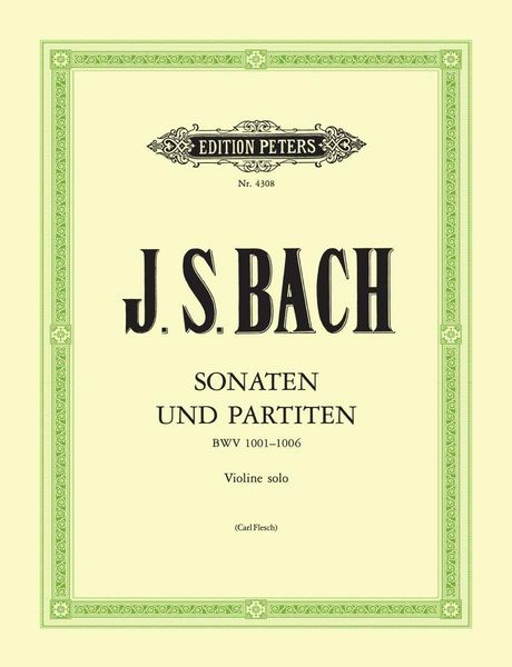 Produktbild: Sonatas and Partitas for Violin Solo BWV 1001-1006