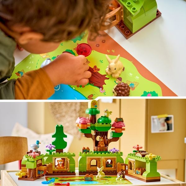 Produktbild: LEGO DUPLO 10480 Wald mit wilden Tieren, Bauspielzeug, Geschenkidee f&uuml;r Kleinkinder