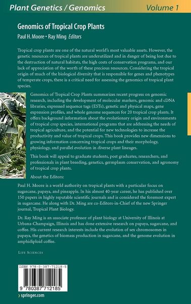 Produktbild: Genomics of Tropical Crop Plants