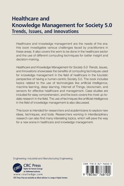 Produktbild: Healthcare and Knowledge Management for Society 5.0