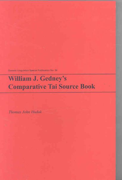 Produktbild: William J. Gedney's Comparative Tai Source Book