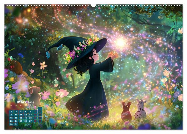 Produktbild: Zauber zur Mitternacht (Wandkalender 2026 DIN A2 quer), CALVENDO Monatskalender