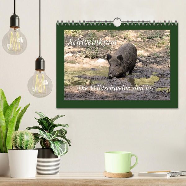 Produktbild: Schweinkram - Die Wildschweine sind los (Wandkalender 2027 DIN A4 quer), CALVENDO Monatskalender