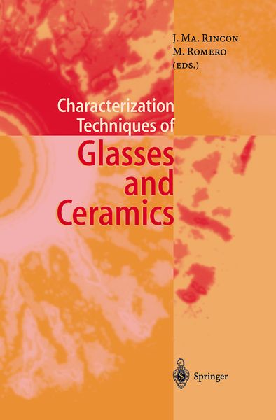 Produktbild: Characterization Techniques of Glasses and Ceramics