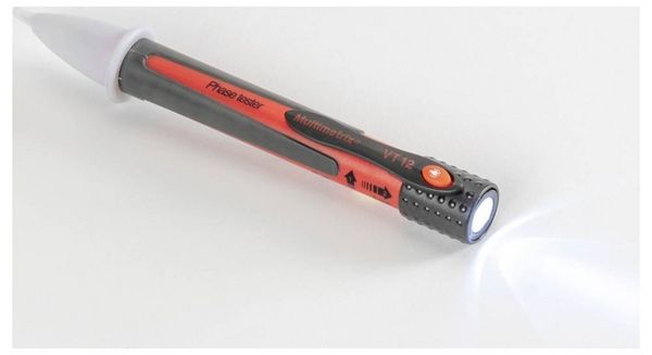 Produktbild: Multimetrix VT 12 Ber&uuml;hrungsloser Spannungspr&uuml;fer CAT III 600V LED