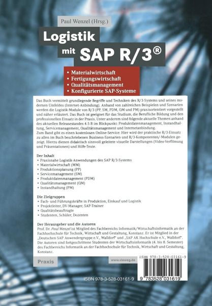 Produktbild: Logistik mit SAP R/3&reg;