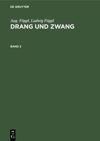 Produktbild: Drang und Zwang. Band 2