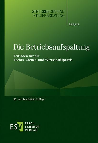 Produktbild: Die Betriebsaufspaltung
