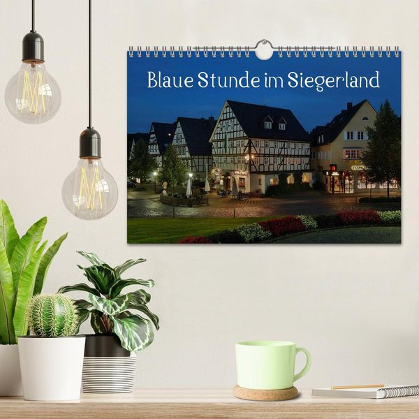 Produktbild: Blaue Stunde im Siegerland (Wandkalender 2026 DIN A4 quer), CALVENDO Monatskalender