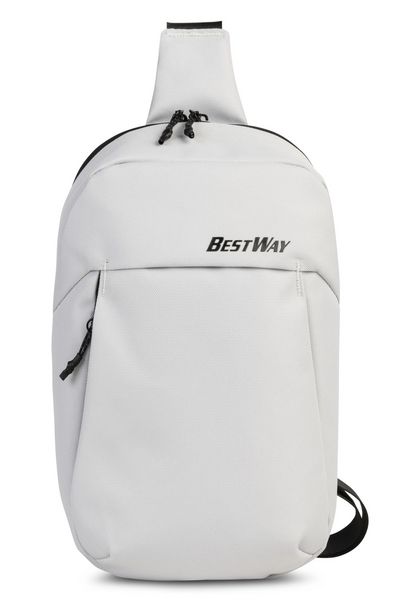 Produktbild: BESTWAY&reg; Rucksack Sling Bag, hellgrau, 4 Liter