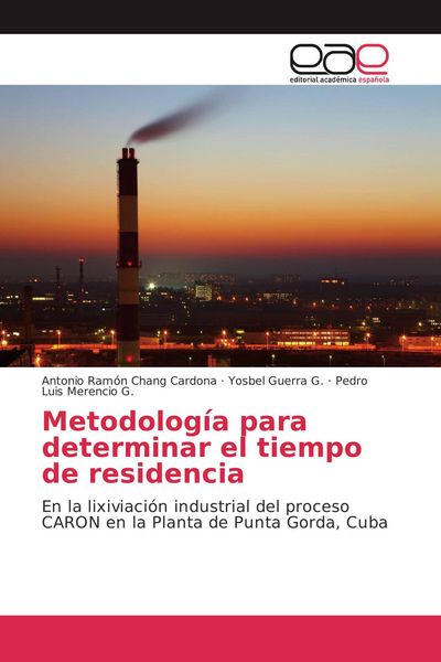 Produktbild: Metodolog&iacute;a para determinar el tiempo de residencia