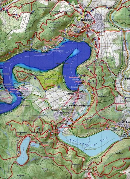 Produktbild: Edersee - Kellerwald Nord, Blatt 50-566, 1 : 25 000