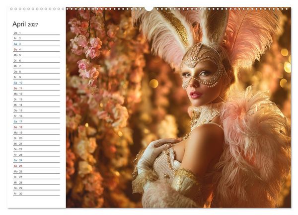 Produktbild: Burlesque Glamour (hochwertiger Premium Wandkalender 2027 DIN A2 quer), Kunstdruck in Hochglanz