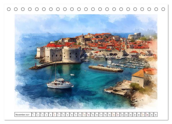 Produktbild: Wo das Meer zuhause ist (Tischkalender 2027 DIN A5 quer), CALVENDO Monatskalender