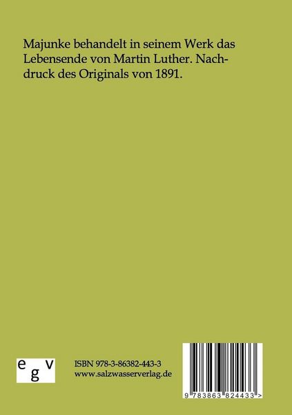 Produktbild: Luthers Lebensende