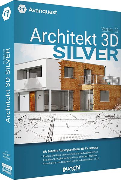 Architekt 3D 22 Silver (Code in a Box) / CD-R