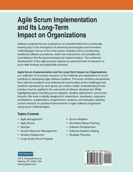 Produktbild: Agile Scrum Implementation and Its Long-Term Impact on Organizations