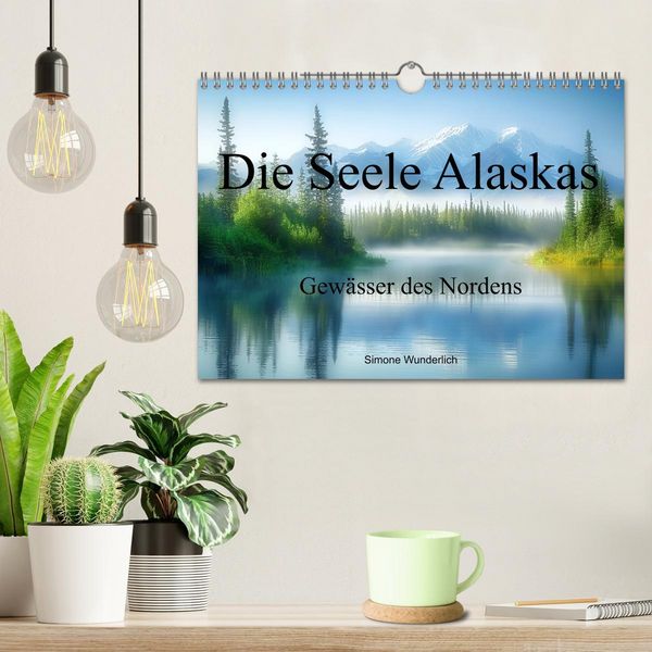 Produktbild: Die Seele Alaskas - Gew&auml;sser des Nordens (Wandkalender 2026 DIN A4 quer), CALVENDO Monatskalender