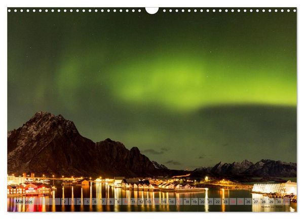 Produktbild: Hurtigruten im Winter - Hunting the light (Wandkalender 2026 DIN A3 quer), CALVENDO Monatskalender
