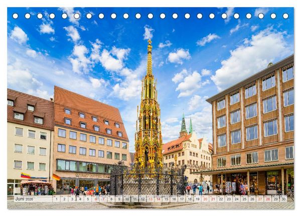 Produktbild: Deutschland Ansichten (Tischkalender 2026 DIN A5 quer), CALVENDO Monatskalender