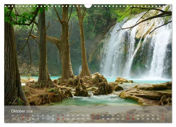 Produktbild: Bekanntes und Unbekanntes MEXIKO (Wandkalender 2026 DIN A3 quer), CALVENDO Monatskalender