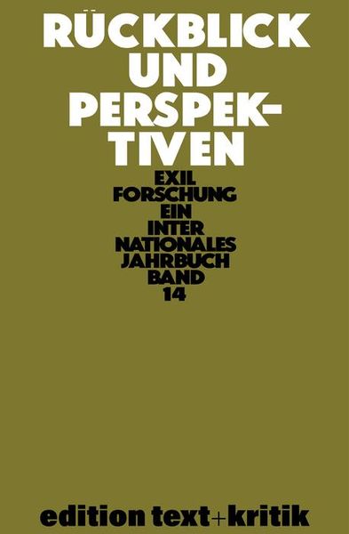 Produktbild: R&uuml;ckblick und Perspektiven