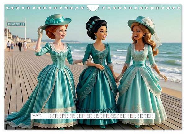Produktbild: Fabulous Dolls &ndash; Belle &Eacute;poque (Wandkalender 2027 DIN A4 quer), CALVENDO Monatskalender
