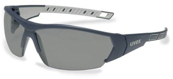 Uvex i-works 9194270 Schutzbrille inkl. UV-Schutz Anthrazit, Grau