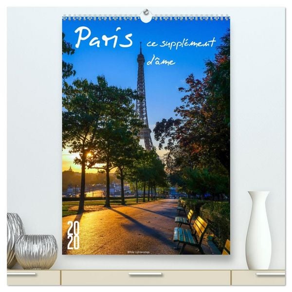 Produktbild: Paris, ce suppl&eacute;ment d'&acirc;me (Calendrier mural 2026 DIN A2 horizontal) calendrier de bureau