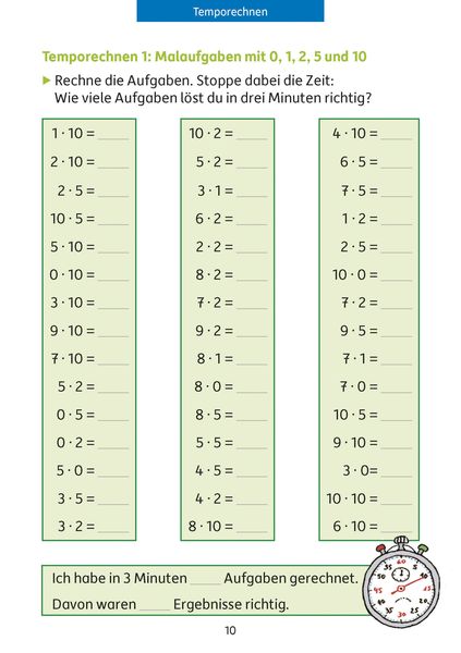Produktbild: 1x1 lernen 2./3. Klasse &Uuml;bungsblock