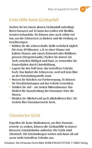 Die 50 besten Gicht-Killer