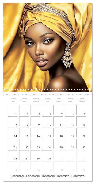 Produktbild: African Touch (Wall Calendar 2026 12 &times; 12 Inch) CALVENDO 12 Month Wall Calendar