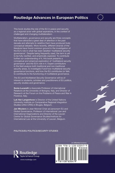 Produktbild: The EU and Multilateral Security Governance