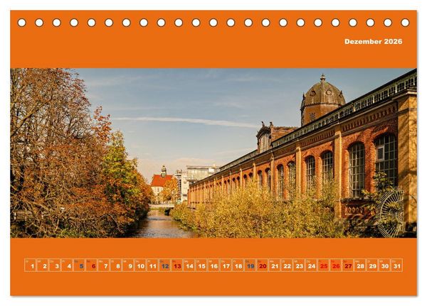 Produktbild: Chemnitz Ansichten (Tischkalender 2026 DIN A5 quer), CALVENDO Monatskalender