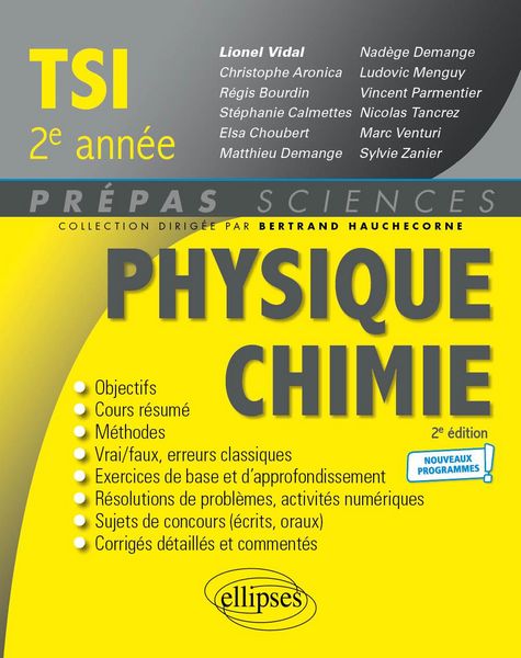 Produktbild: Physique-Chimie TSI 2e ann&eacute;e - Programme 2022