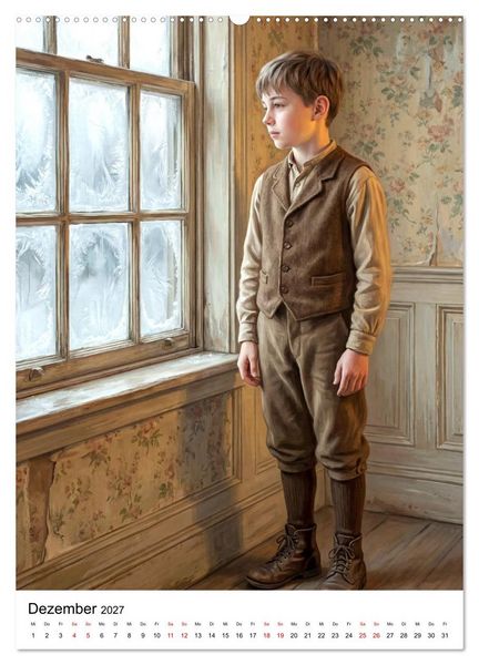 Produktbild: Jungen in der Belle &Eacute;poque (Wandkalender 2027 DIN A2 hoch), CALVENDO Monatskalender
