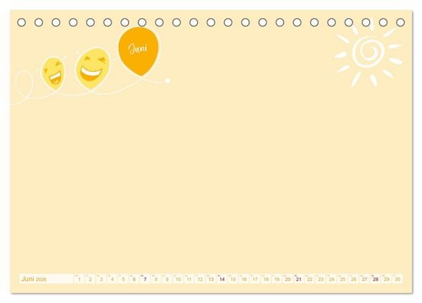 Produktbild: 12 x WITZE-Spa&szlig; - Bastelkalender (Tischkalender 2026 DIN A5 quer), CALVENDO Monatskalender