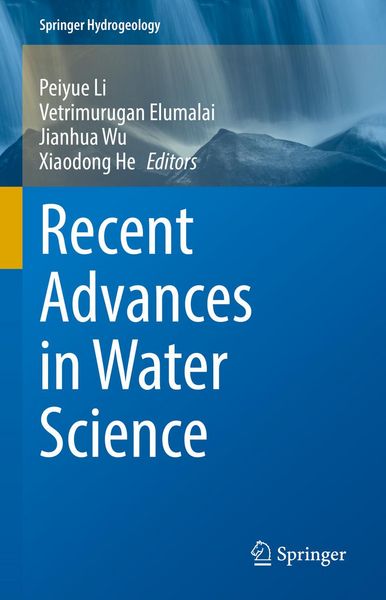 Produktbild: Recent Advances in Water Science