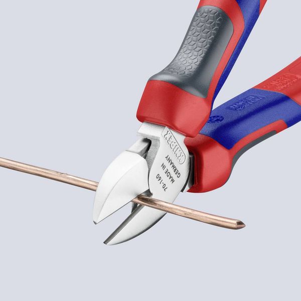 Produktbild: Knipex 70 05 160 Werkstatt Seitenschneider mit Facette 160mm