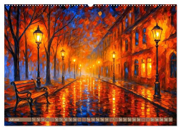 Produktbild: Spaziergang durch Farben und Licht (Wandkalender 2026 DIN A2 quer), CALVENDO Monatskalender
