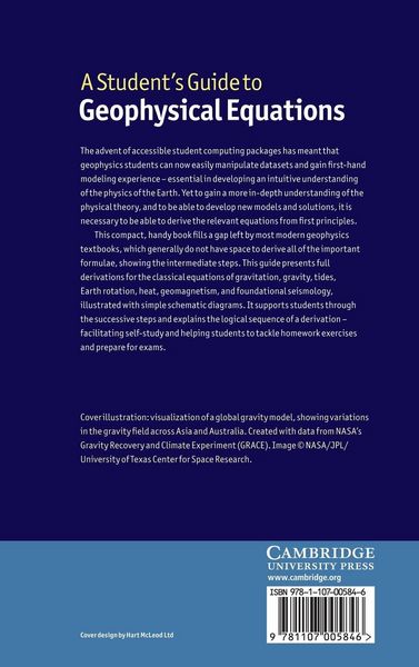 Produktbild: A Student's Guide to Geophysical Equations
