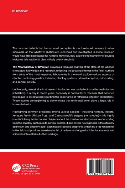 Produktbild: The Neurobiology of Olfaction